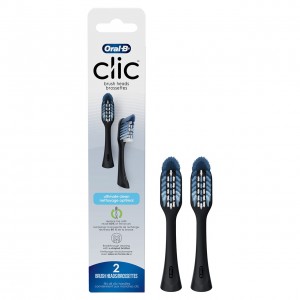 Oral-B Clic Toothbrush Replacement Brush Heads Tilbehør Svarte | NO_OB86910