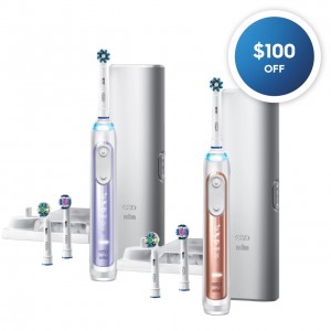 Oral-B Genius 7500 Rechargeable Genius-serien Lilla Rosa Gull | NO_OB95987