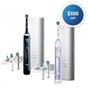 Oral-B Genius 7500 Rechargeable Genius-serien Svarte Lilla | NO_OB82004