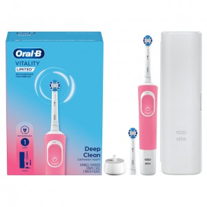 Oral-B Vitality Limited Rechargeable Pro-serien Hvite Rosa | NO_OB38224