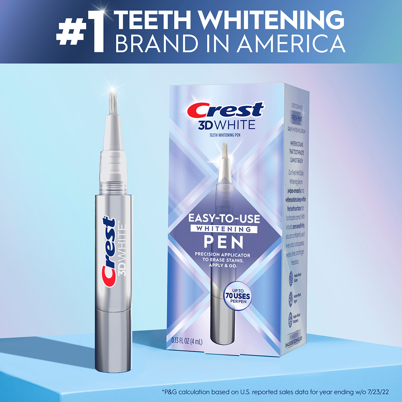 Oral-B 3DWhite Teeth Whitening Pen Tilbehør Grå | NO_OB46992