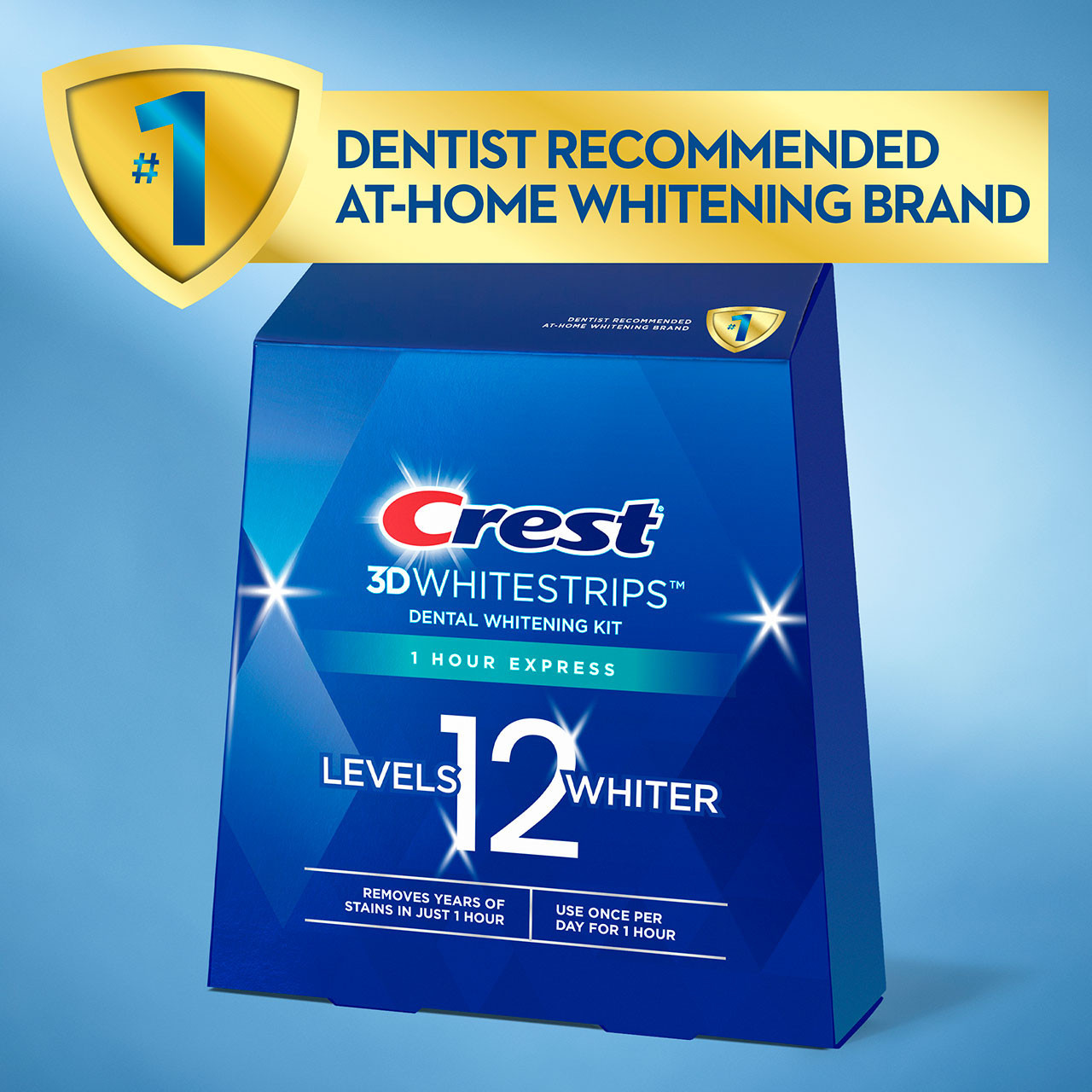 Oral-B 3DWhitestrips 1 Hour Express Tilbehør Blå | NO_OB20103