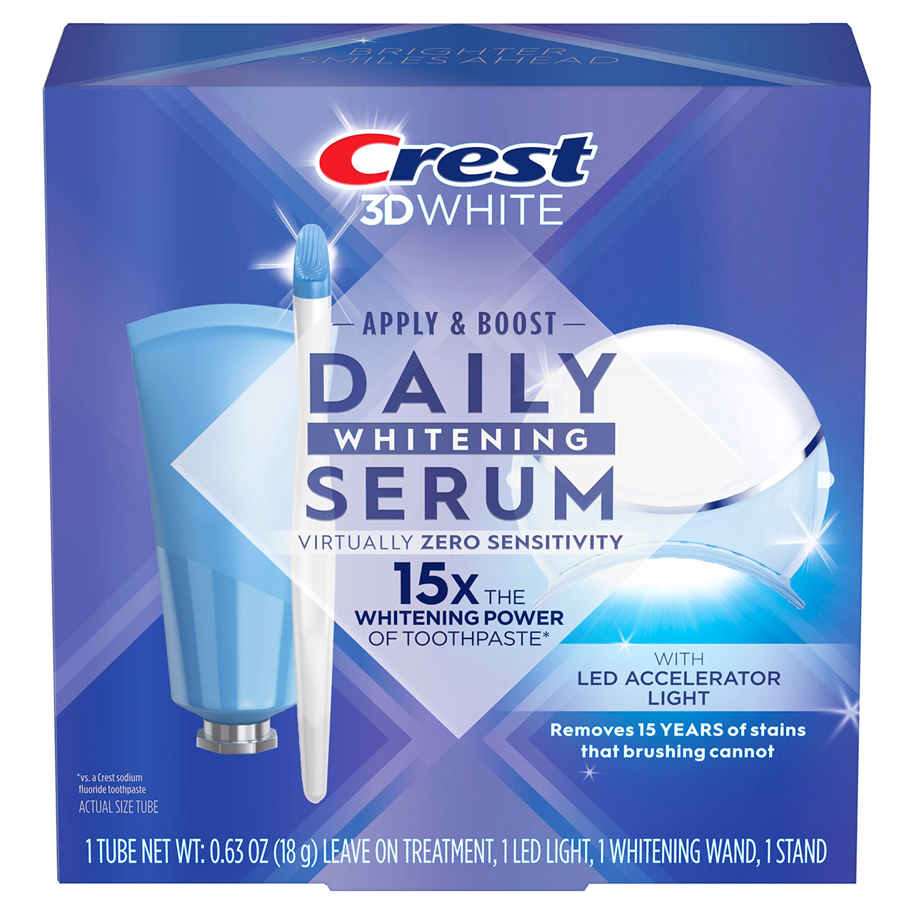 Oral-B Crest 3DWhite Daily Whitening Serum with LED Tilbehør Lyse | NO_OB58794