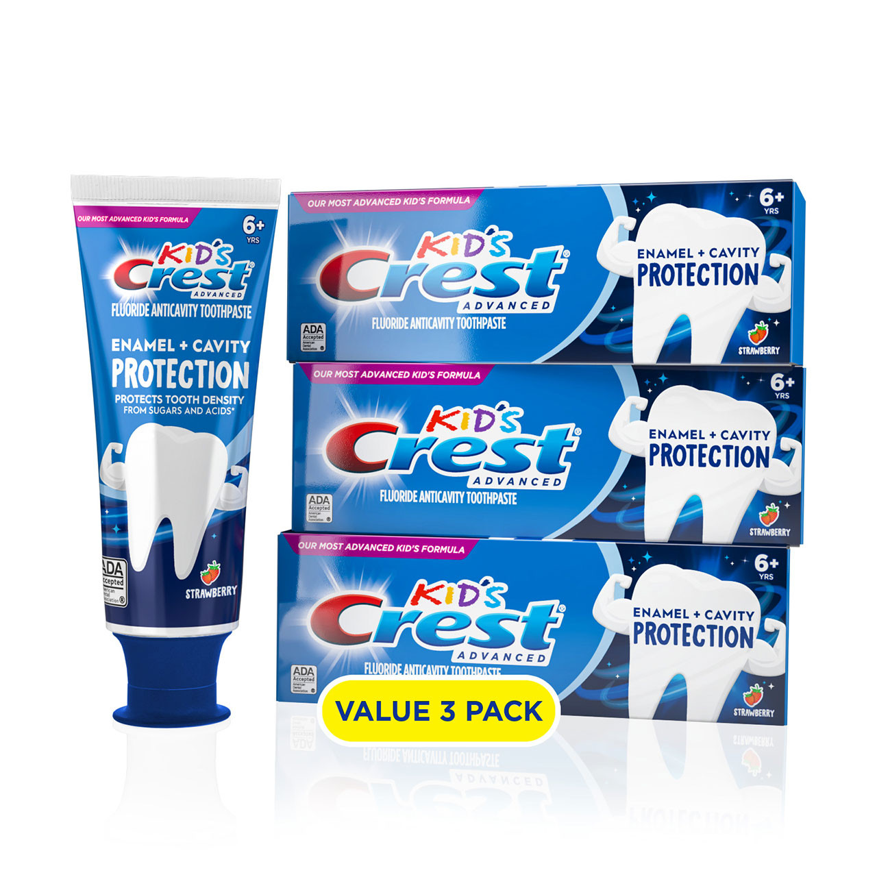 Oral-B Crest Enamel + Cavity Protection Erstatningsbørstehoder Blå | NO_OB32624