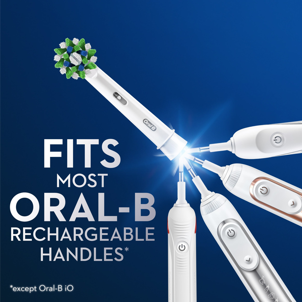 Oral-B CrossAction X-Filament Andre børstehoder Hvite | NO_OB13025