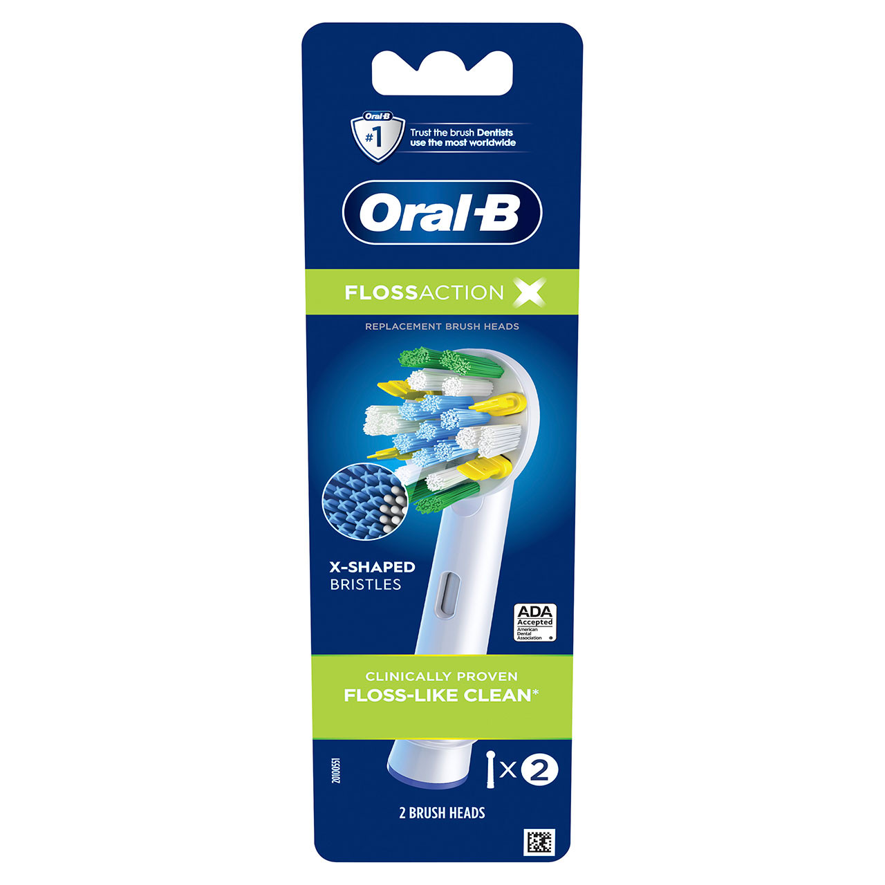 Oral-B FlossAction X-Filament Andre børstehoder Hvite | NO_OB61451