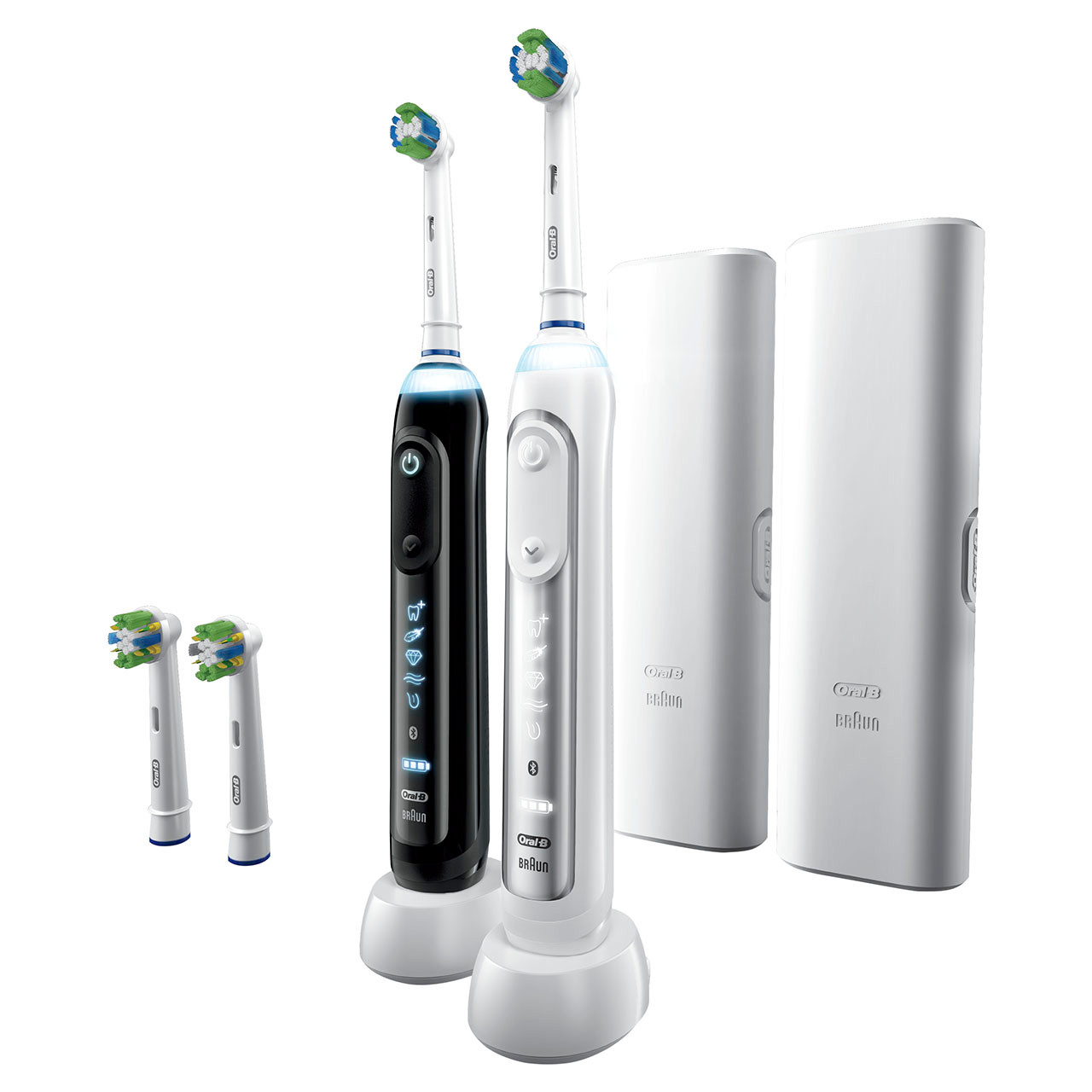 Oral-B Genius 6000 Rechargeable Genius-serien Svarte Hvite | NO_OB77988