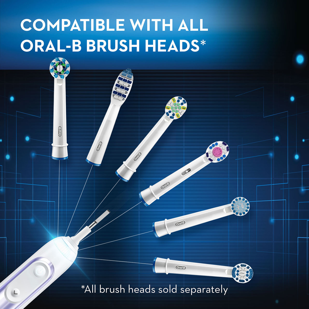 Oral-B Genius 7500 Rechargeable Genius-serien Lilla | NO_OB86525