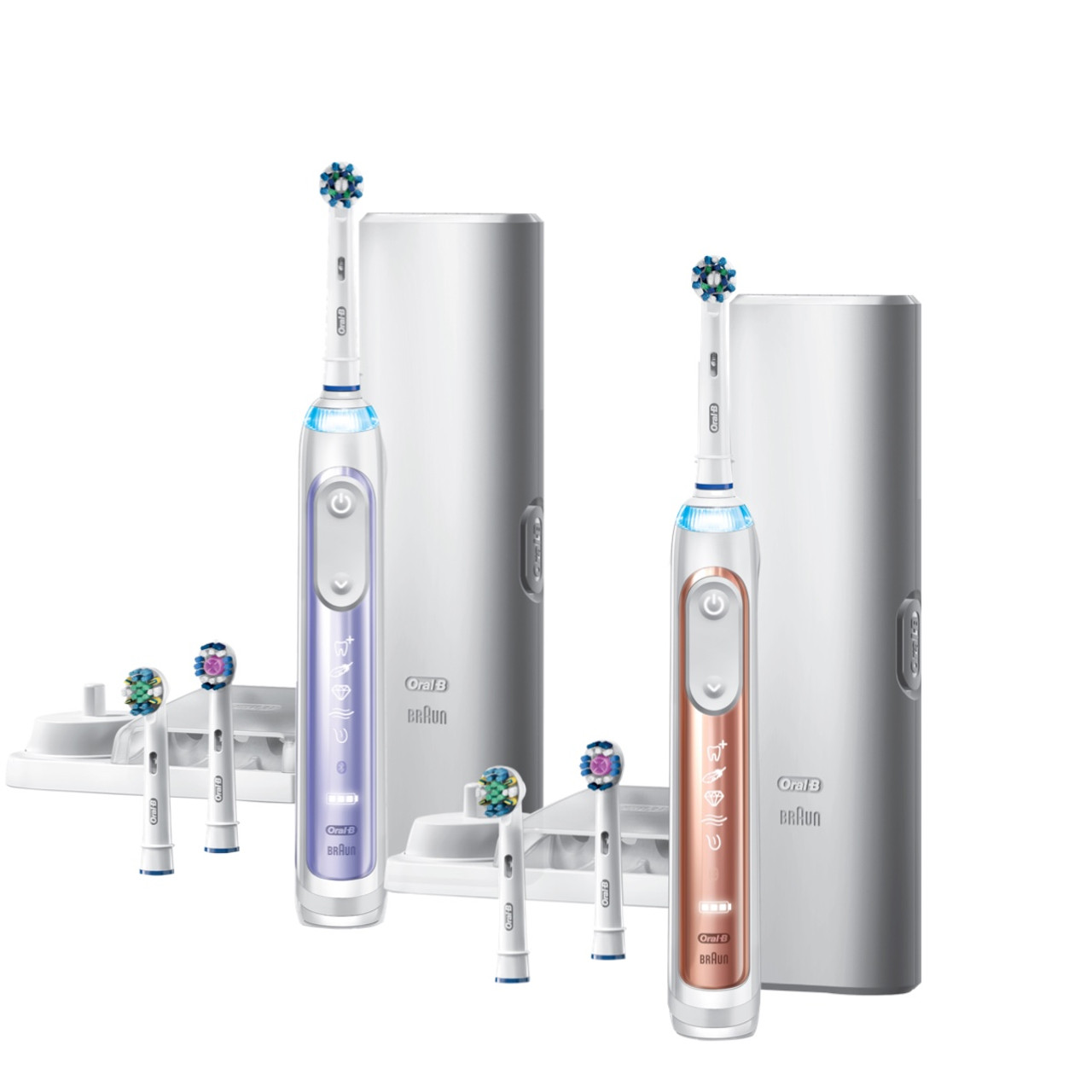 Oral-B Genius 7500 Rechargeable Genius-serien Lilla Rosa Gull | NO_OB95987