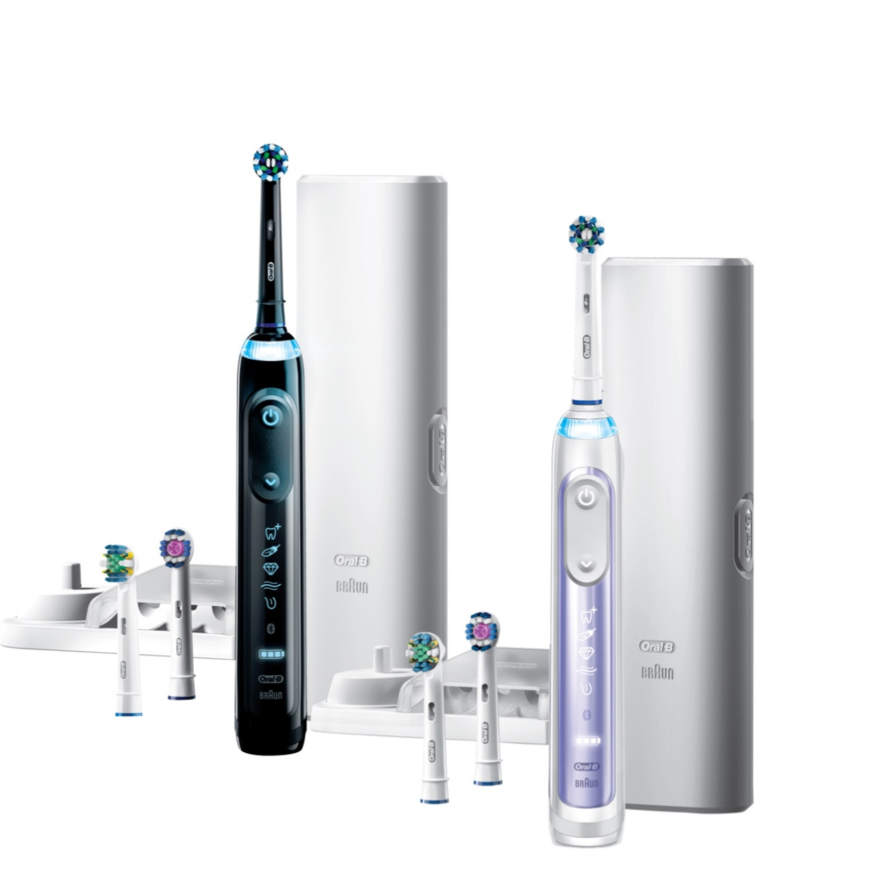 Oral-B Genius 7500 Rechargeable Genius-serien Svarte Lilla | NO_OB82004