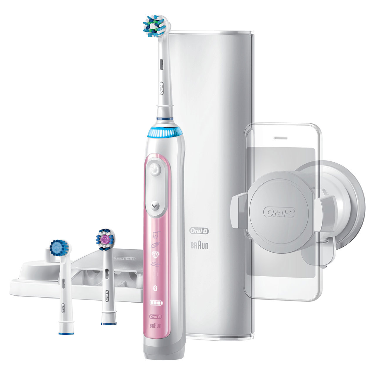 Oral-B Genius 8000 Rechargeable Genius-serien Rosa | NO_OB43996