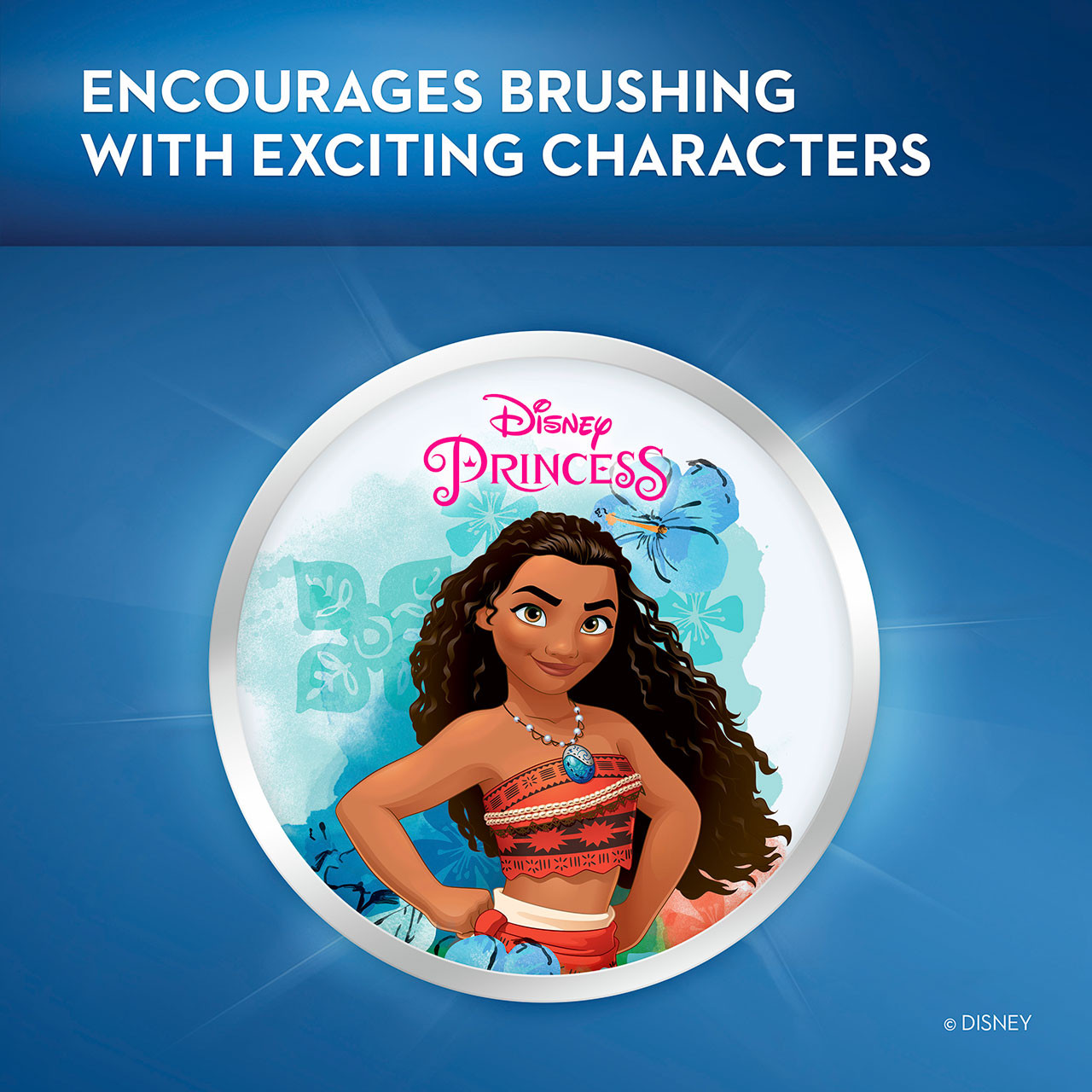 Oral-B Kids Princess Moana Bunter Rød | NO_OB84248