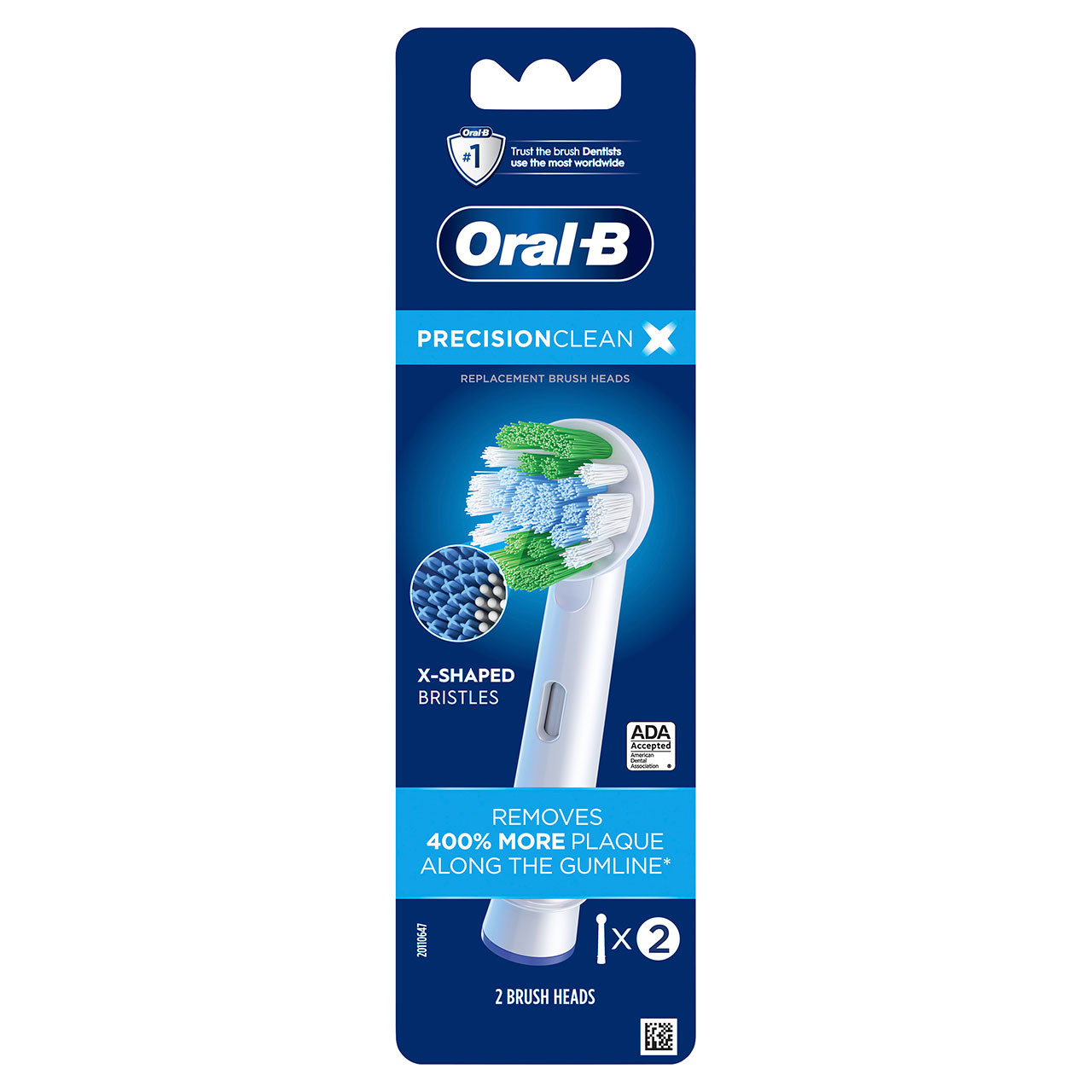 Oral-B Precision Clean Andre børstehoder Hvite | NO_OB52007