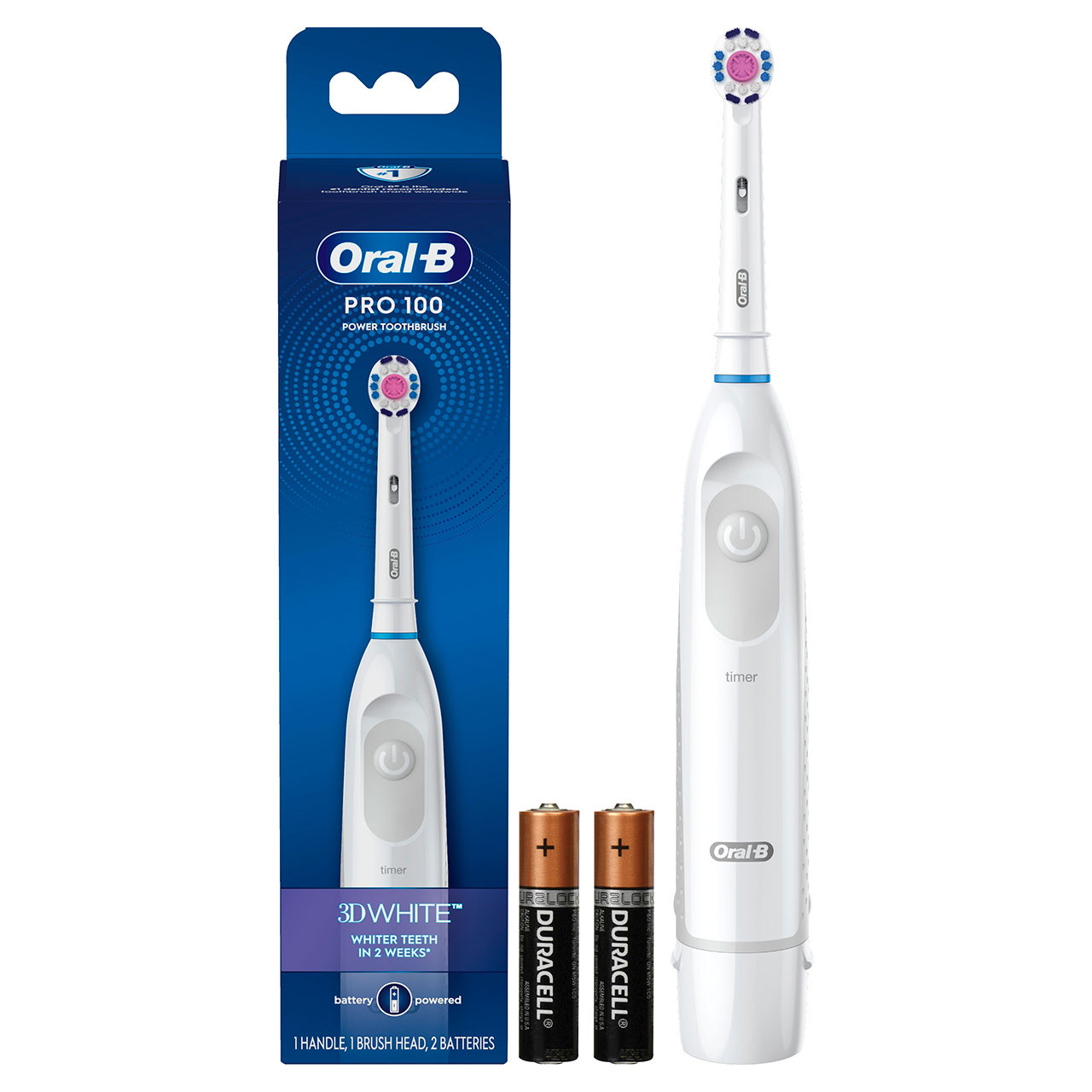 Oral-B Pro 100 3d Pro-serien Hvite | NO_OB56616