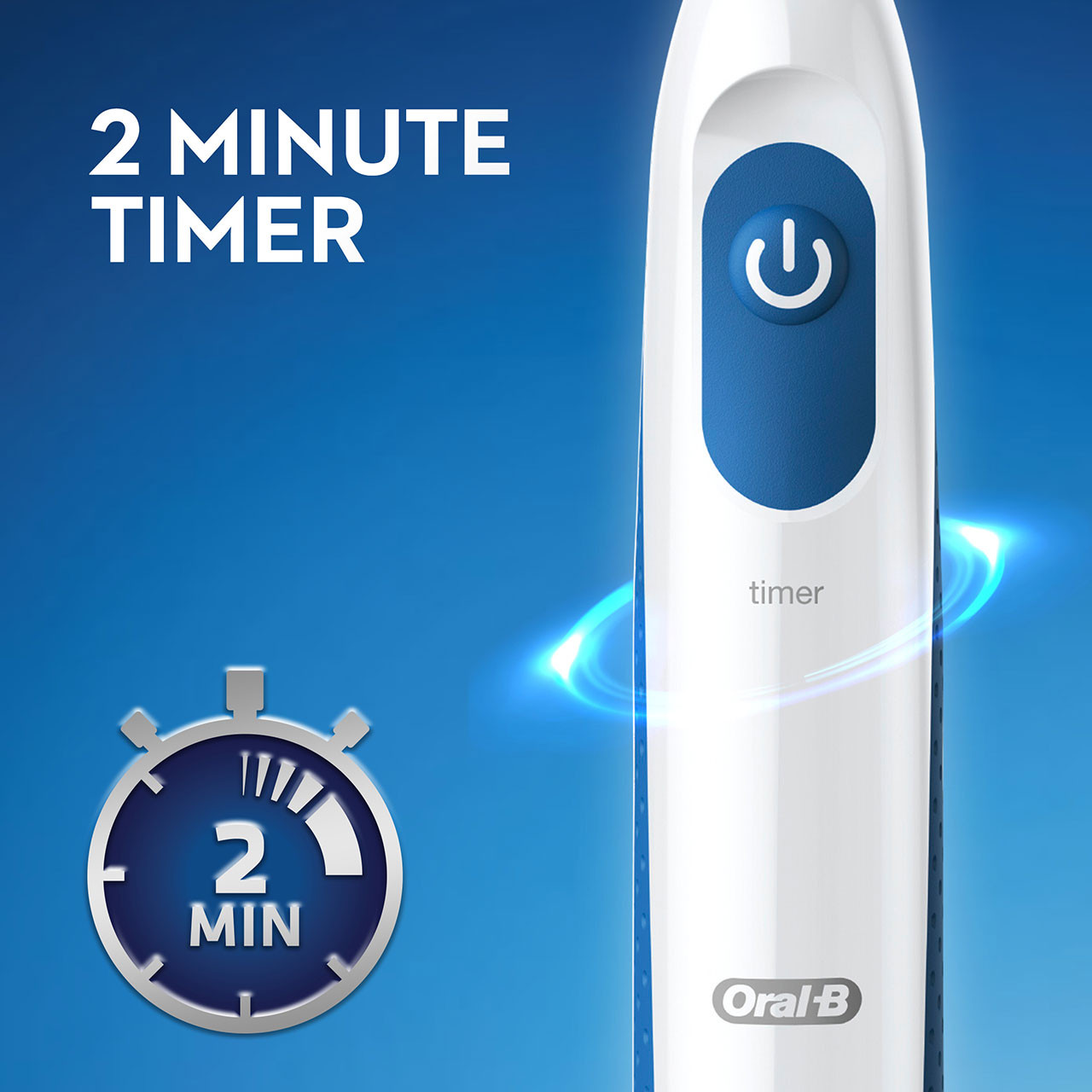 Oral-B Pro 100 Precision Clean Pro-serien Hvite Blå | NO_OB94953