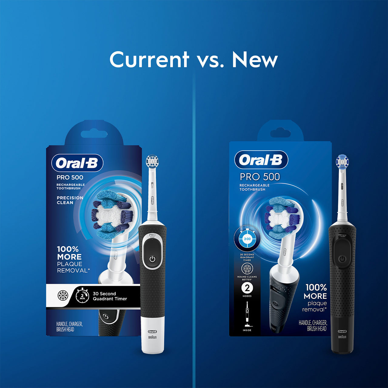 Oral-B Pro 500 Series Pro-serien Hvite Svarte | NO_OB63267