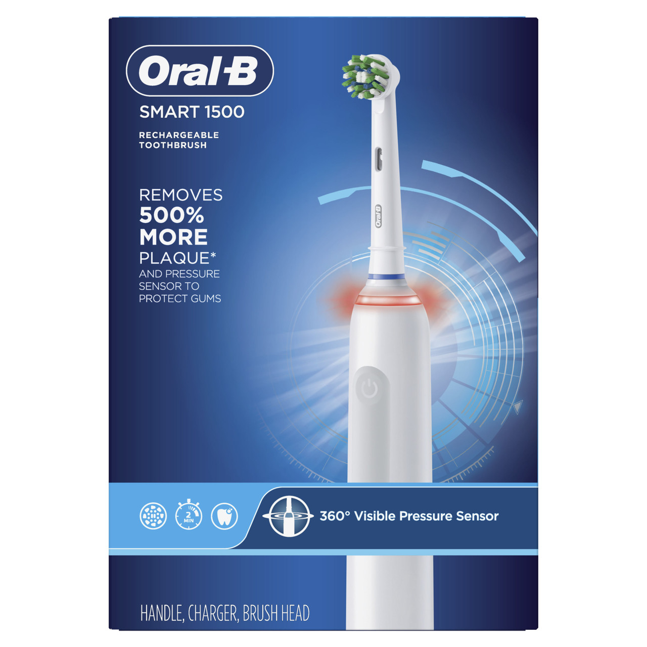 Oral-B Smart 1500 Power Rechargeable Smart-serien Hvite | NO_OB83834