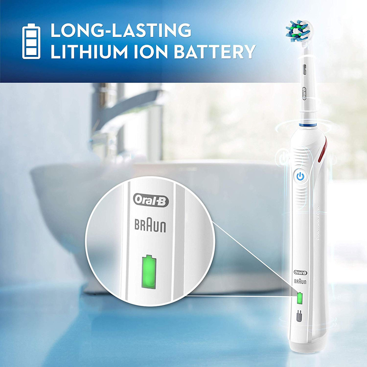 Oral-B Smart 1500 Power Rechargeable Smart-serien Hvite | NO_OB83834