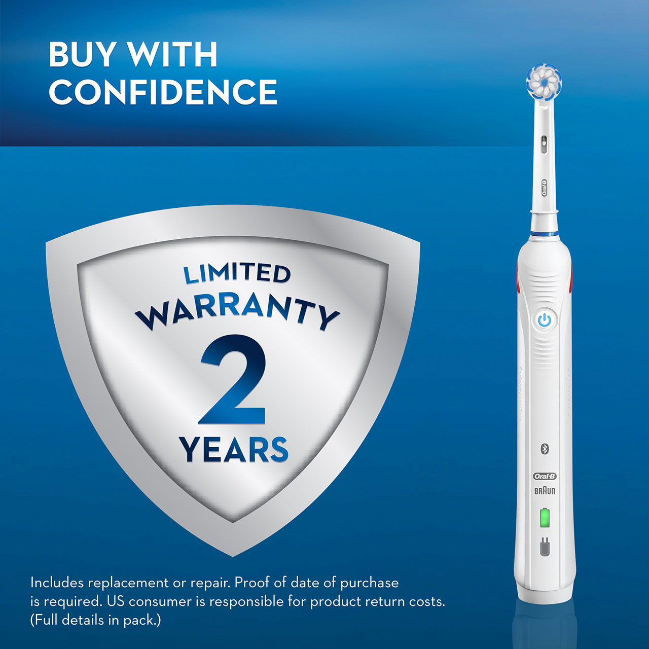 Oral-B Smart 4000 Rechargeable Smart-serien Hvite | NO_OB42625