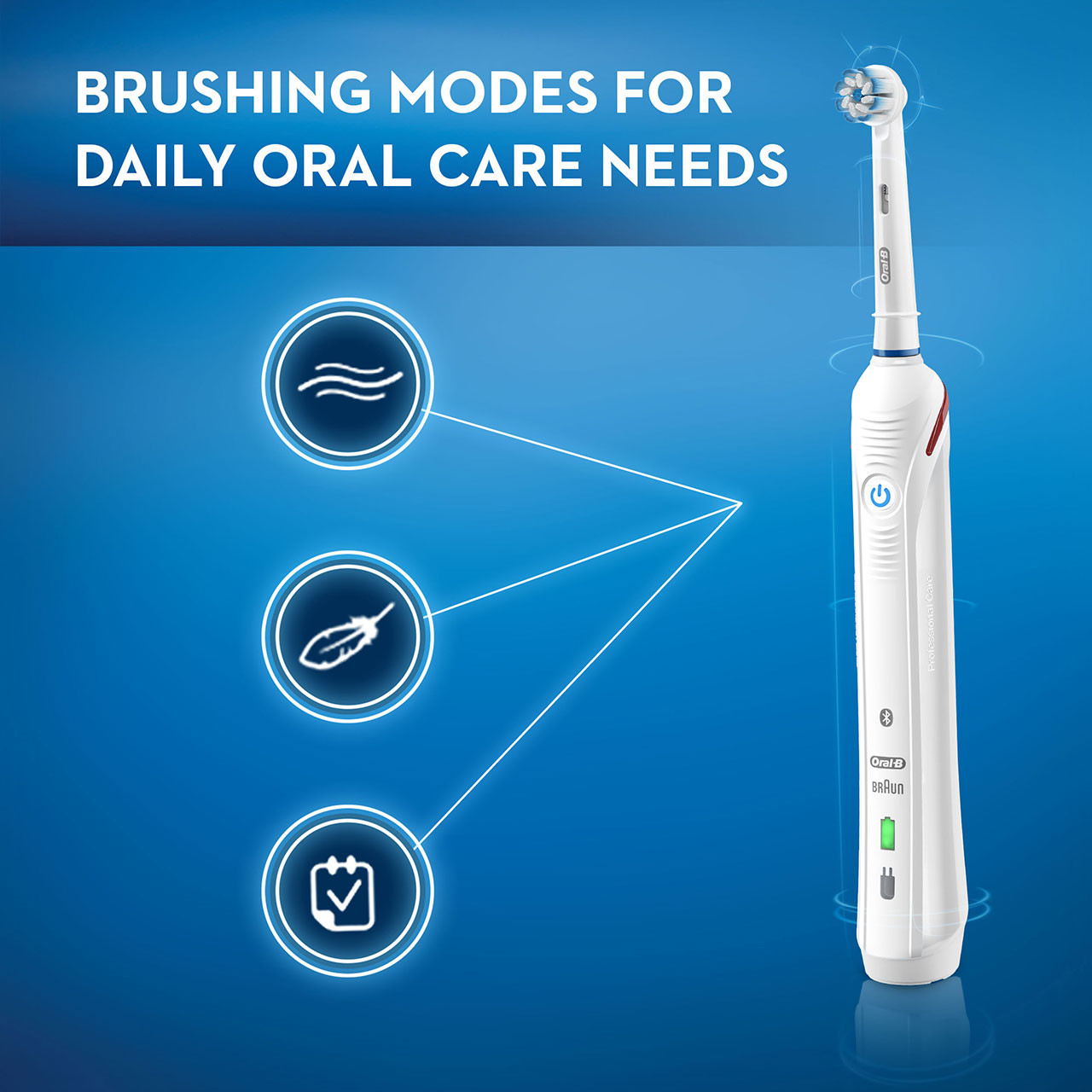 Oral-B Smart 4000 Rechargeable Smart-serien Hvite | NO_OB42625