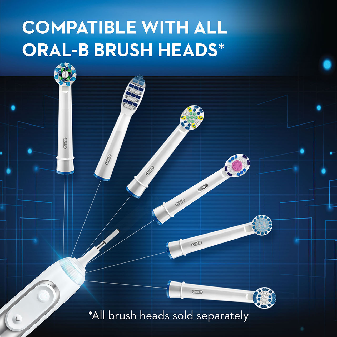 Oral-B Smart 5000 with Bluetooth Smart-serien Svarte | NO_OB36931