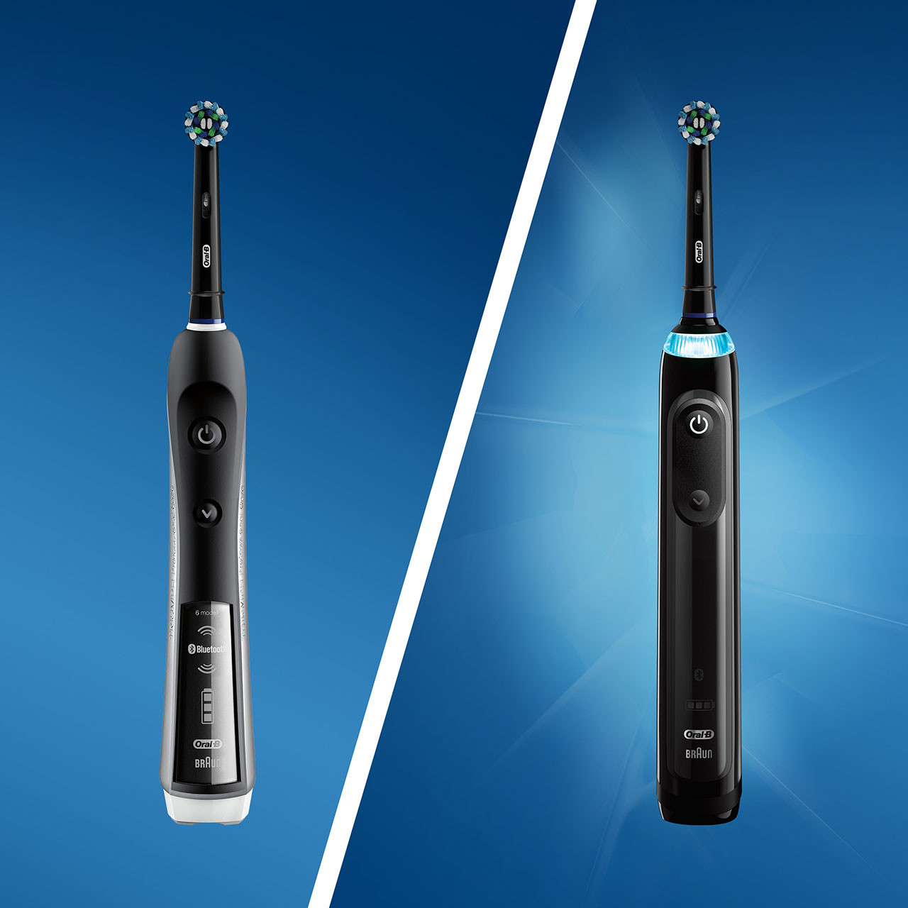 Oral-B Smart 5000 with Bluetooth Smart-serien Svarte | NO_OB36931