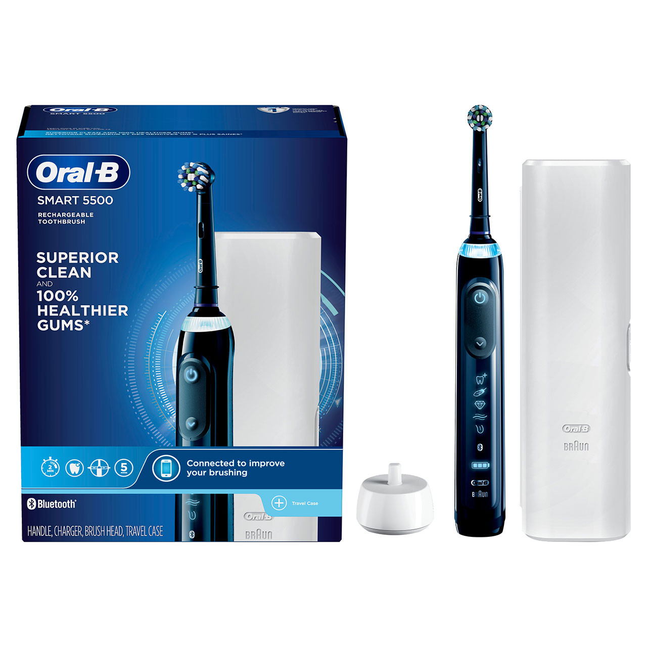 Oral-B Smart 5500 with Bluetooth Smart-serien Blå | NO_OB21513