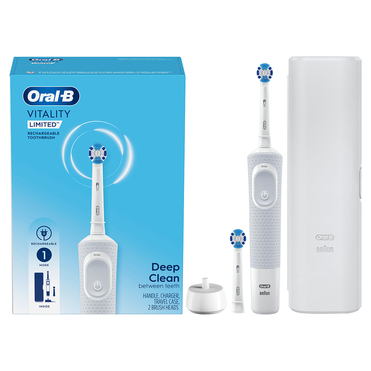 Oral-B Vitality Limited Rechargeable Pro-serien Hvite | NO_OB38193