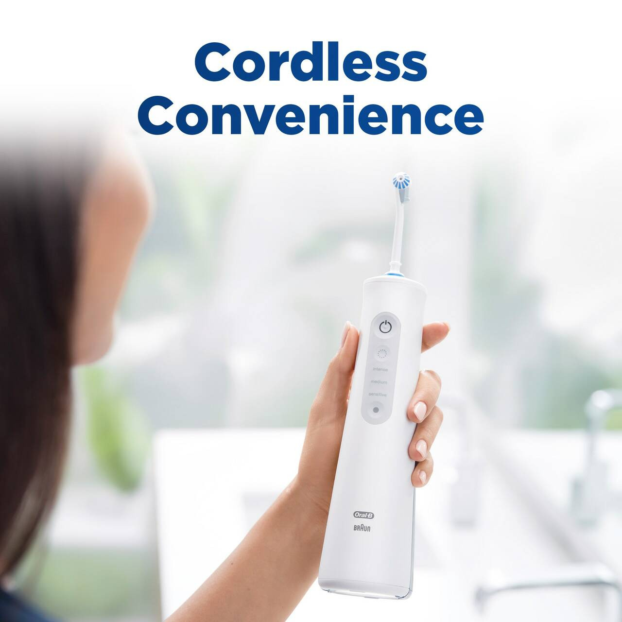 Oral-B Water Flosser Advanced, Portable Oral Irrigator Handle Tilbehør Hvite | NO_OB81208