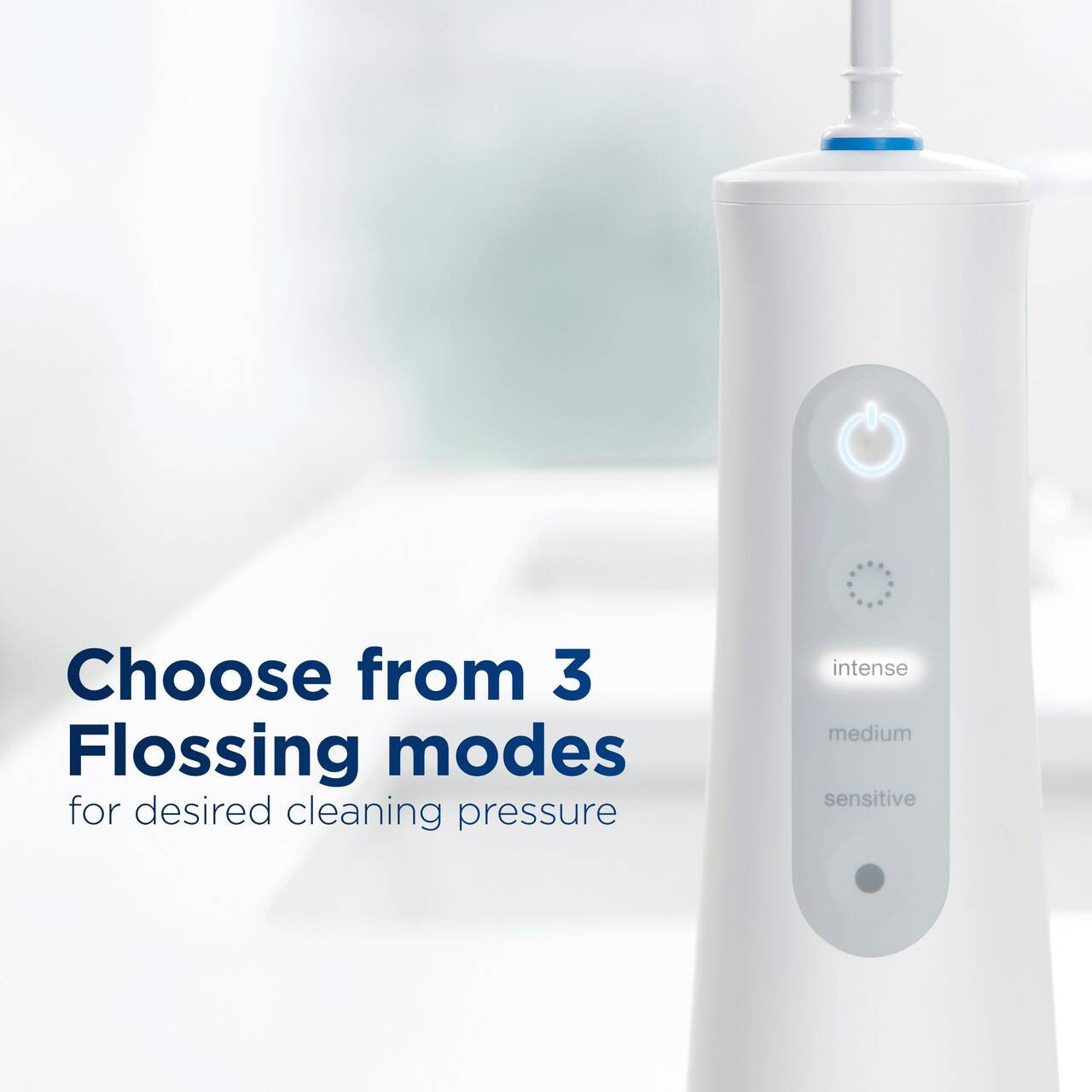 Oral-B Water Flosser Advanced, Portable Oral Irrigator Handle Tilbehør Hvite | NO_OB81208