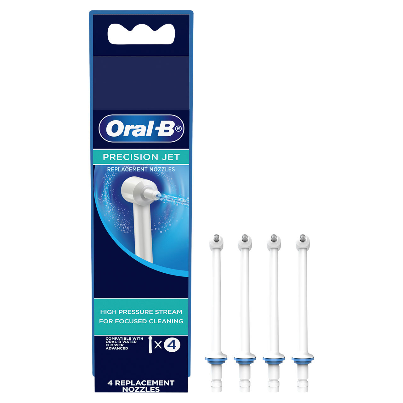 Oral-B Water Flosser Advanced Precision Jet Nozzle Tilbehør Hvite | NO_OB53123