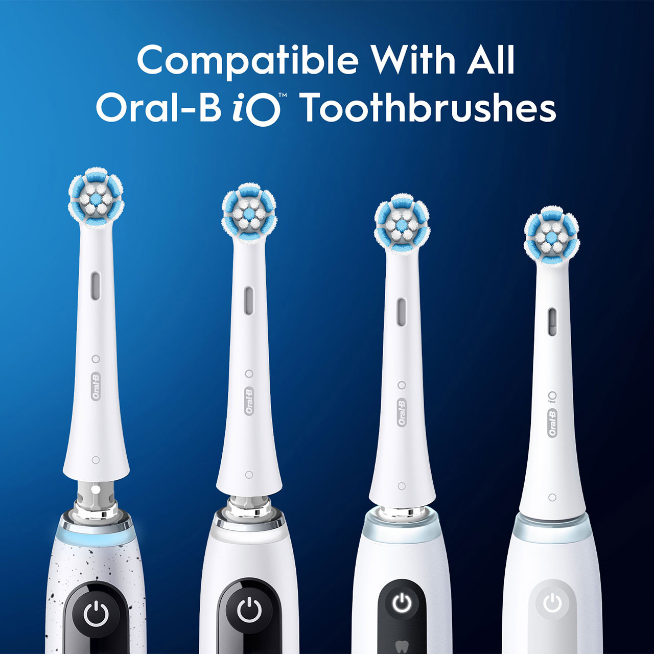 Oral-B iO Gentle Care iO børstehoder Hvite | NO_OB90442