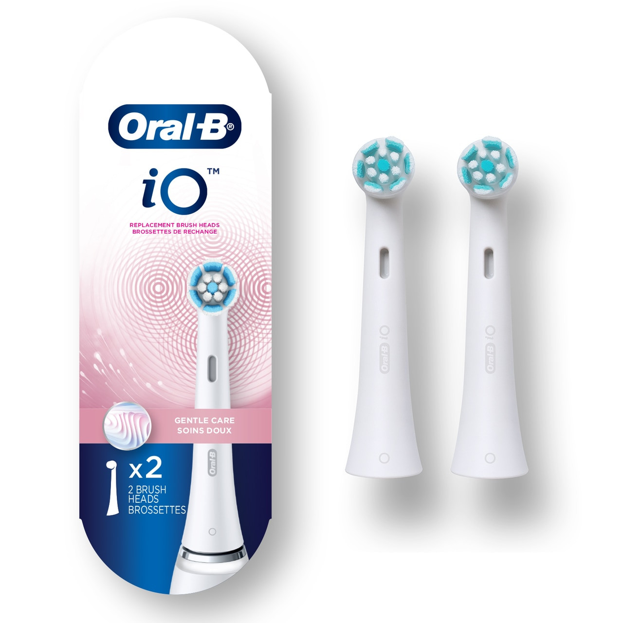 Oral-B iO Gentle Care iO børstehoder Hvite | NO_OB90442