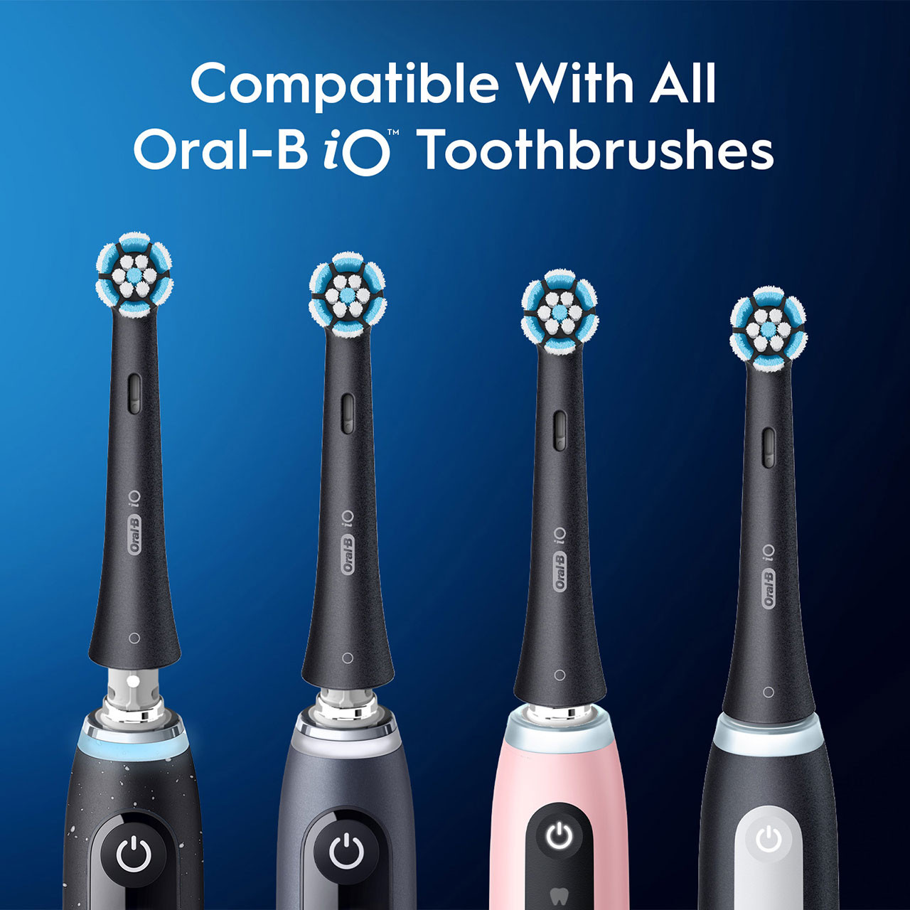 Oral-B iO Gentle Care iO børstehoder Svarte | NO_OB91043