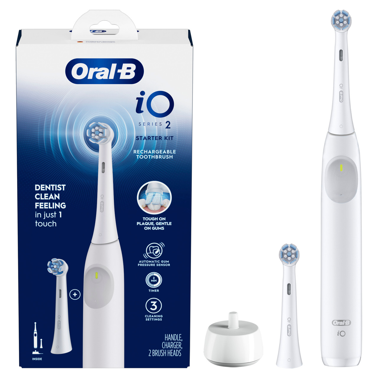 Oral-B iO Series 2 Rechargeable iO-serien Hvite | NO_OB51675