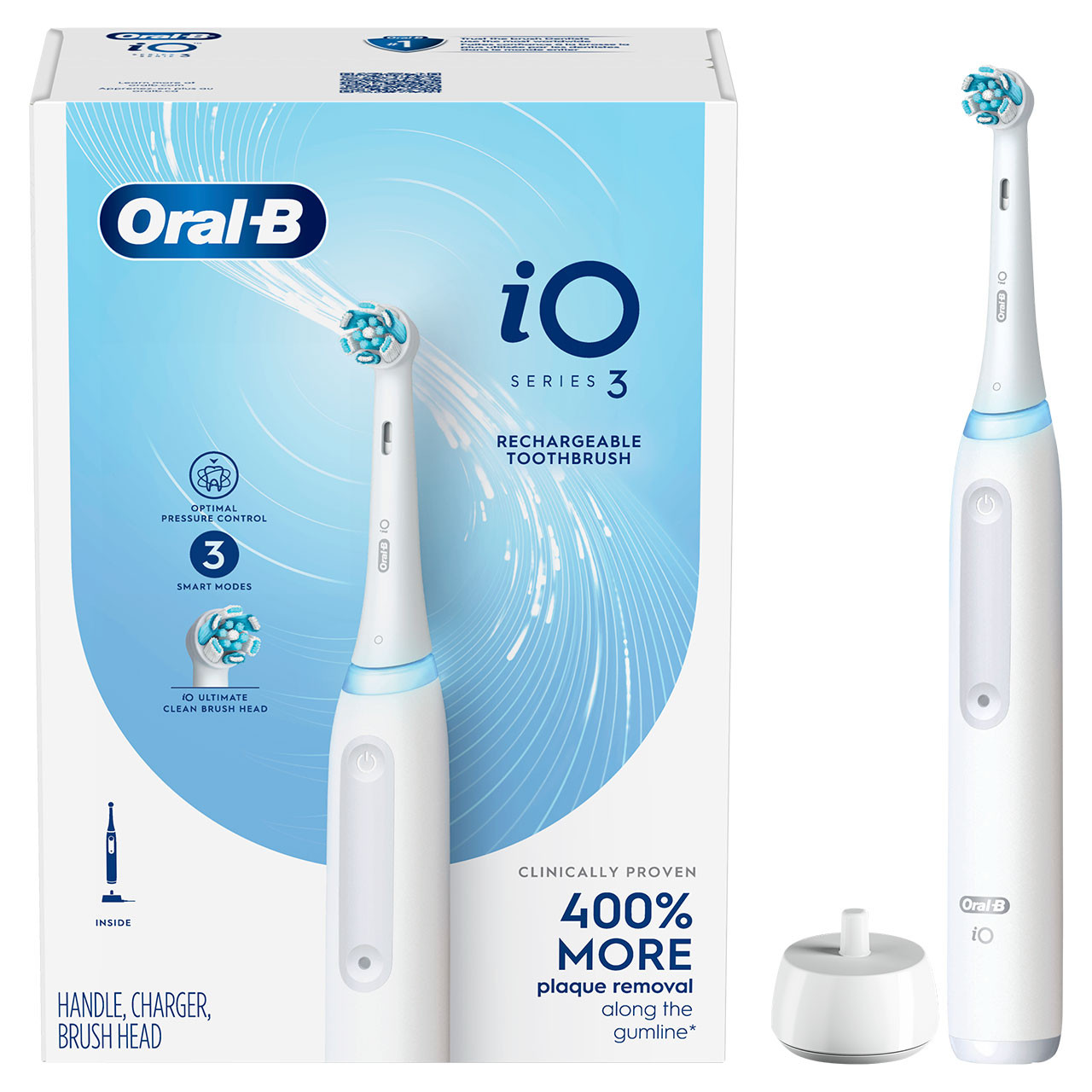 Oral-B iO Series 3 iO-serien Hvite | NO_OB79752