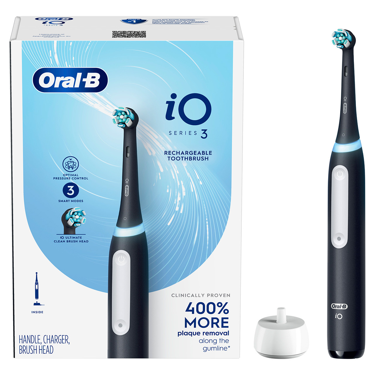 Oral-B iO Series 3 iO-serien Svarte | NO_OB48709