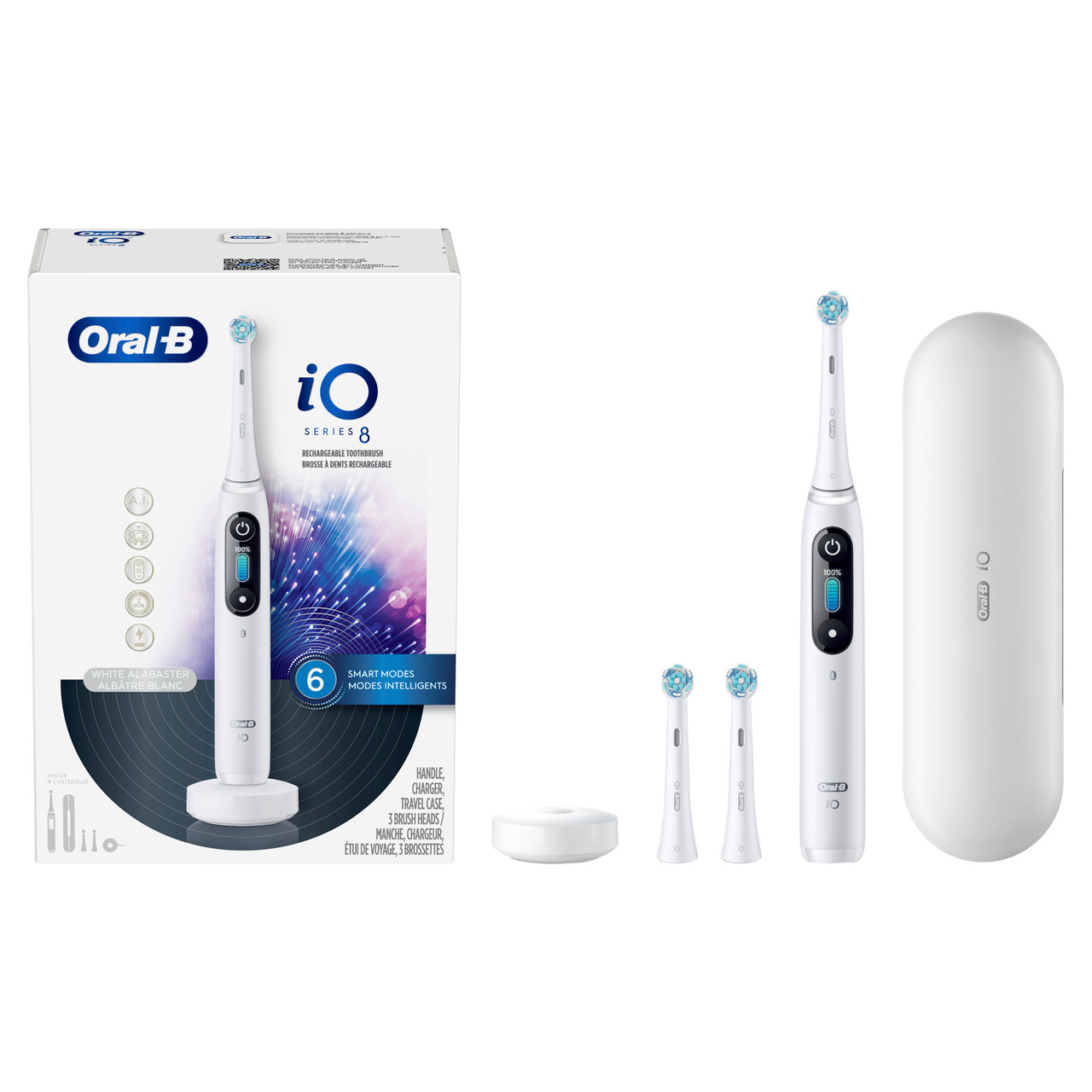 Oral-B iO Series 8 iO-serien Hvite | NO_OB65374